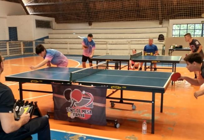 Secretaria de Esportes de Itapeva oferece aulas gratuitas de Tênis de Mesa