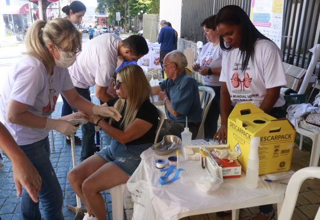 Secretaria da Saúde realiza ação de prevenção às doenças renais crônicas