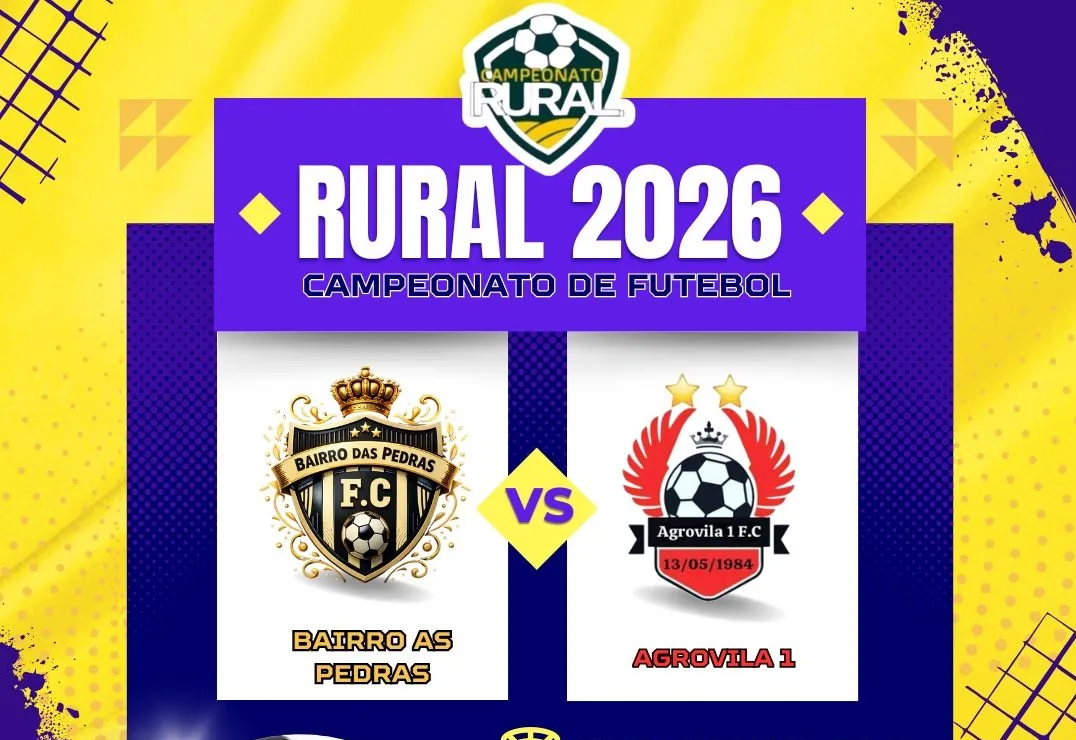 Campeonato de Futebol Rural 2026 movimenta a Agrovila 1 neste domingo (29)