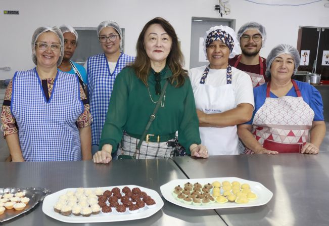 Formandos do curso de Brigadeiro Gourmet já estão prontos para atuar no mercado de trabalho