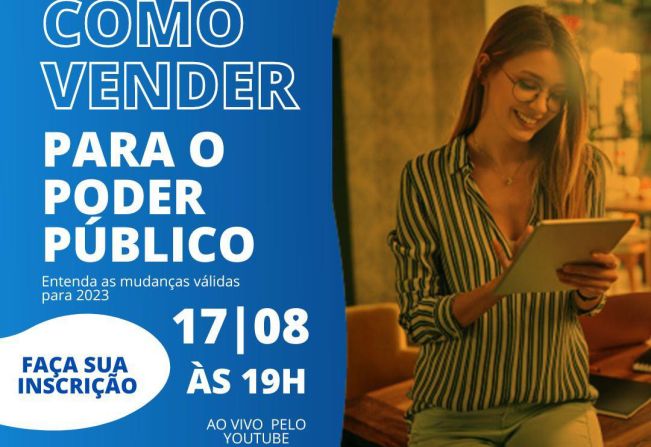 Palestra On-Line e Gratuita: Como Vender para o Poder Público