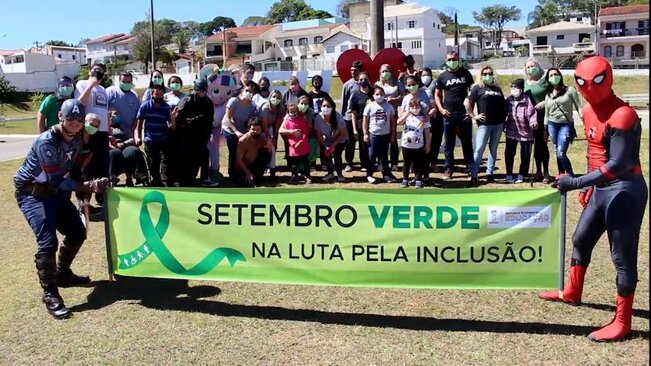 Carreata marca o início do Setembro Verde, o mês oficial da luta pela inclusão