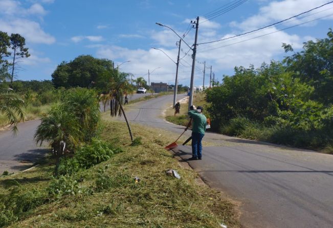 Trabalhos de manutenção urbana acontecem em diversos pontos da cidade