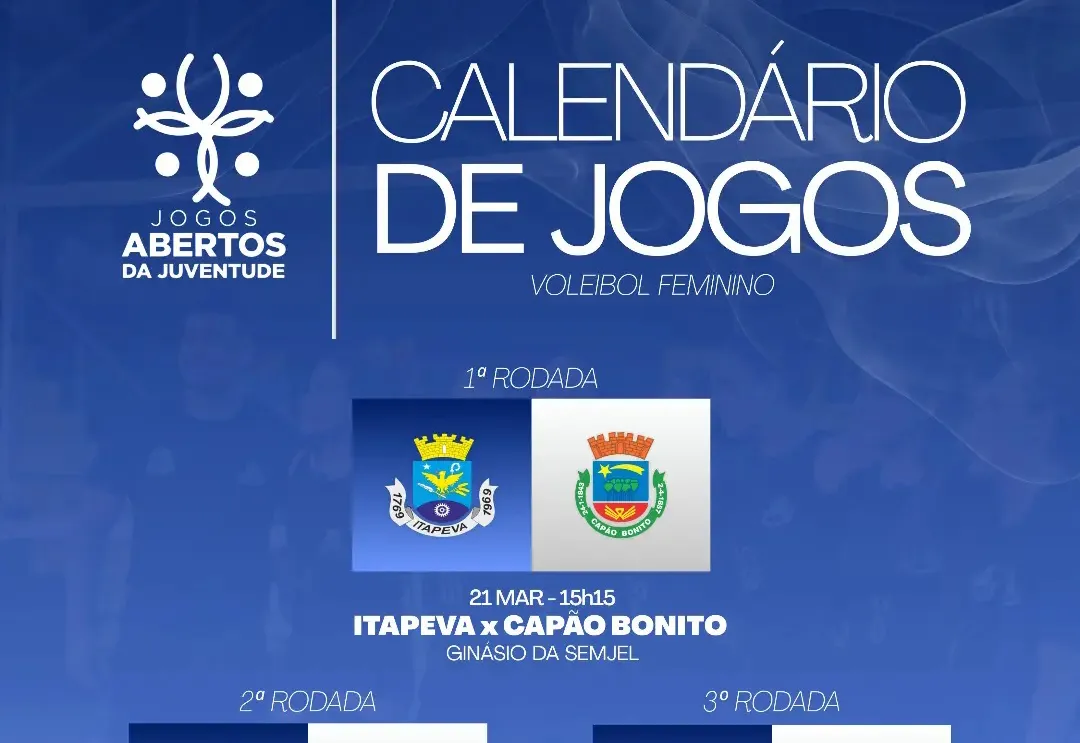 Itapeva divulga calendário de jogos do voleibol feminino para a temporada