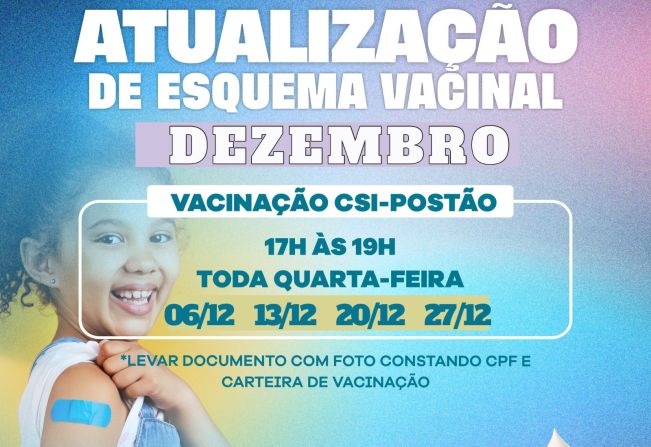 Horário Especial é disponibilizado para a população poder se imunizar