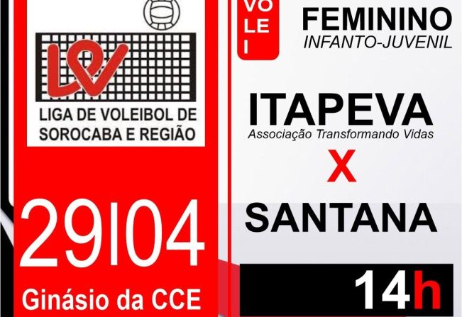 Jogos da Liga Sorocabana de Vôlei acontecem neste sábado (29) em Itapeva