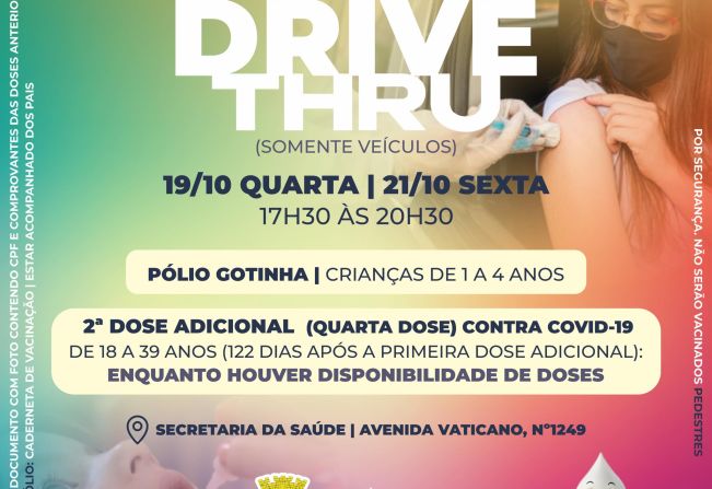 Campanha de Vacinação contra a Poliomielite e Covid-19