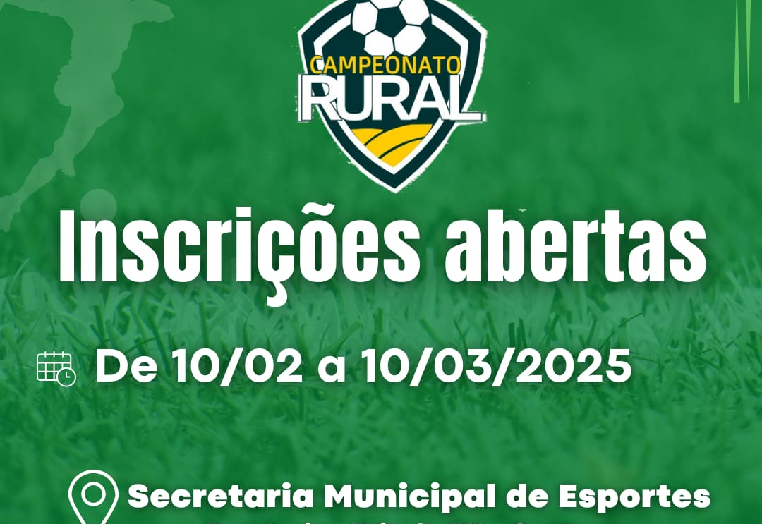 Campeonato Rural está com inscrições abertas