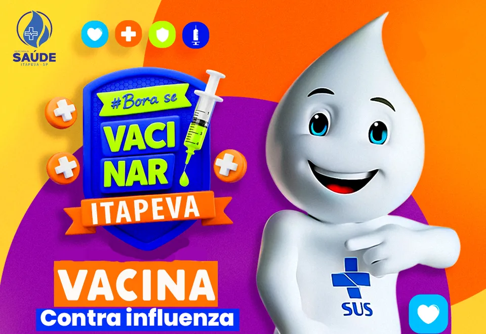 Vacina contra gripe influenza estará disponível na rede pública de saúde de Itapeva