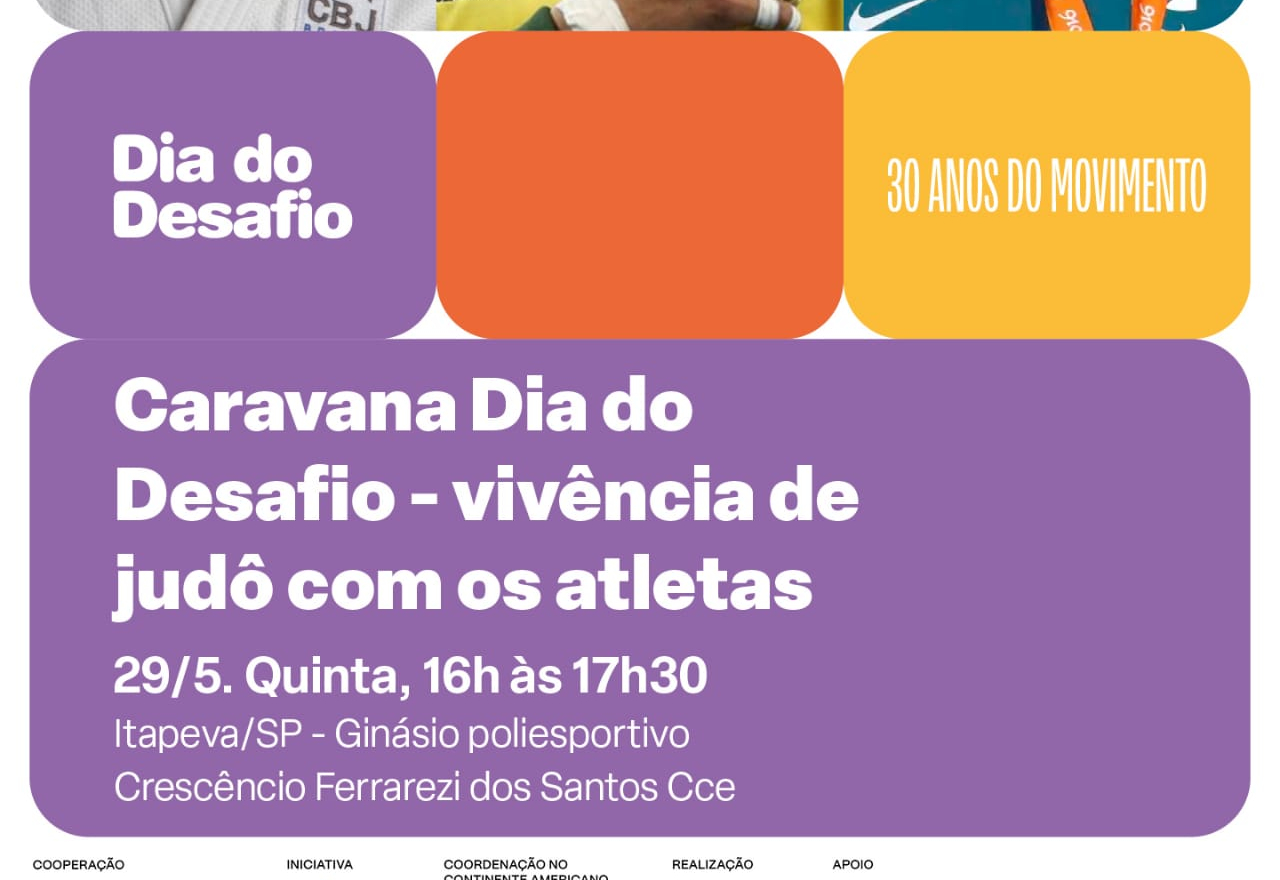 Itapeva vai receber verdadeiras lendas do esporte brasileiro no Dia do Desafio