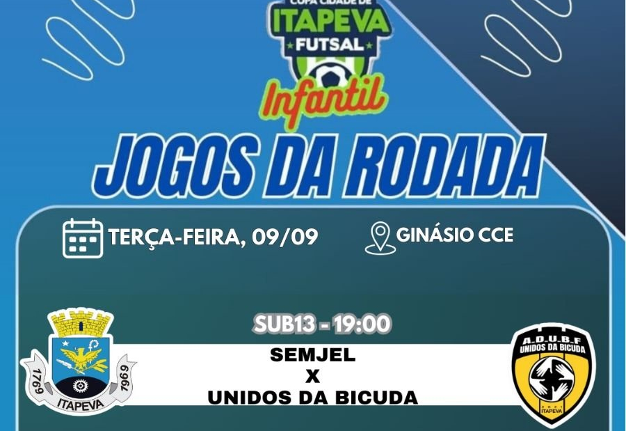 Copa Cidade de Itapeva de Futsal Infantil movimenta o Ginásio CCE