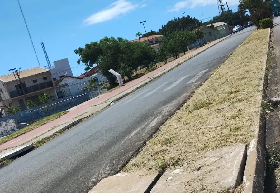 Secretaria de Administrações Regionais realiza serviços de roçada na Avenida Paulo Leite