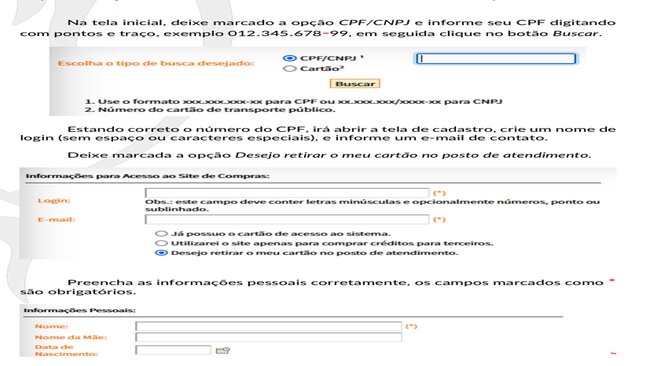 População pode fazer cadastro on-line para usufruir do transporte coletivo GRATUITO