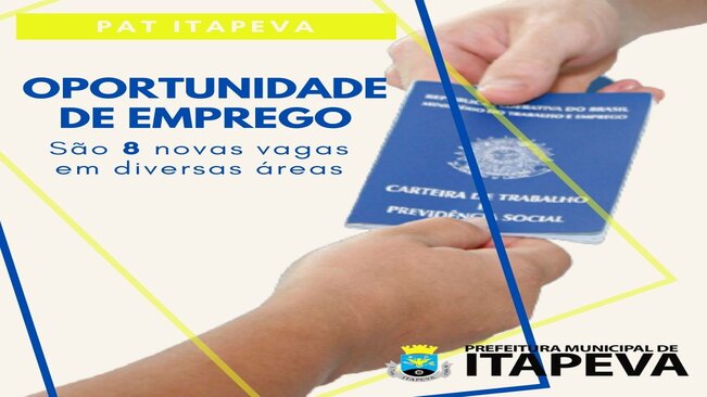 PAT de Itapeva divulga novas vagas de emprego