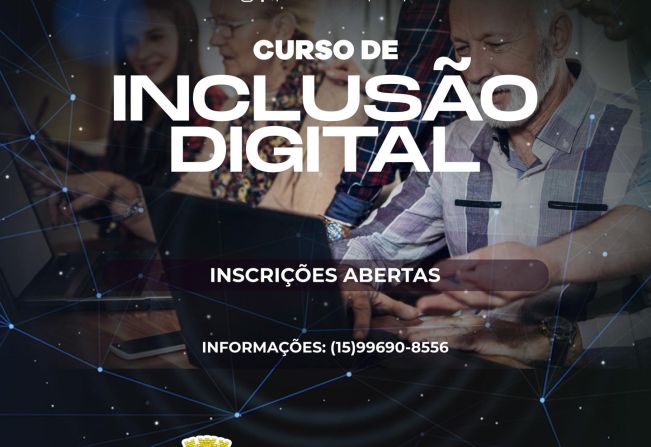 Curso gratuito de Inclusão Digital está com vagas abertas