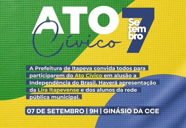 Itapeva participa de ato cívico no Dia da Idependência 