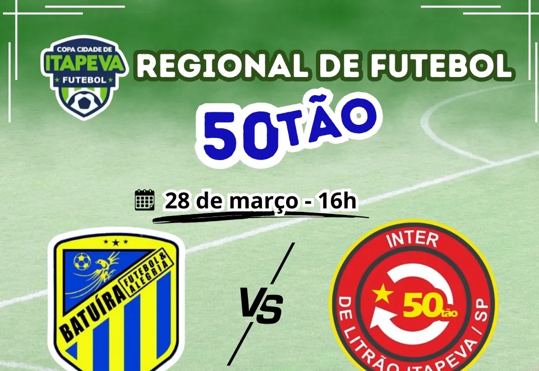 Próximos confrontos da Copa Cidade de Itapeva de Futebol Regional acontecem no final de semana