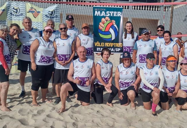 Equipes de Itapeva chegam na semifinal em Festival de Vôlei de Areia Adaptado