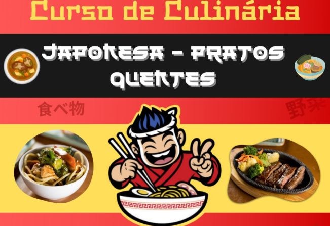 Curso gratuito de gastronomia oriental está com inscrições abertas