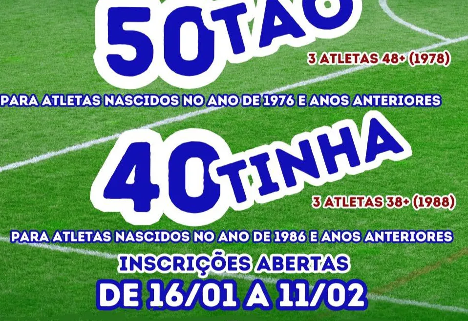 Secretaria de Esportes está com as inscrições abertas para a Copa Cidade Regional de Futebol