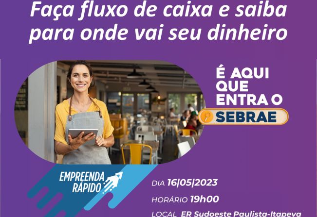 Palestra gratuita sobre gestão de negócios e controle financeiro é oferecida