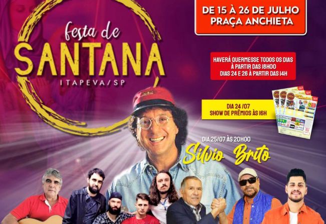 Festa de Santana acontece em Itapeva