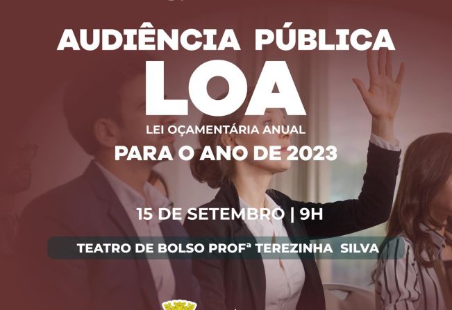 Participe da Audiência Pública LOA 2023