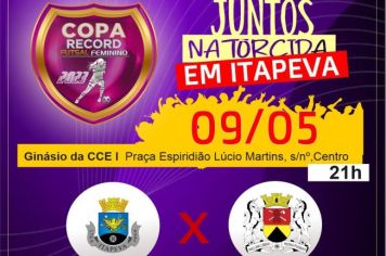Itapeva enfrenta Sorocaba na Copa Record de Futsal